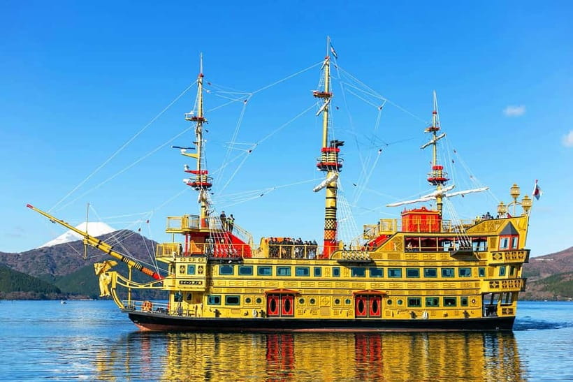 Mt Fuji Hakone/Enoshima Tour:Optional Ropeway/Lake Ashi Boat - Owakudani sulfur vents and the black eggs tradition