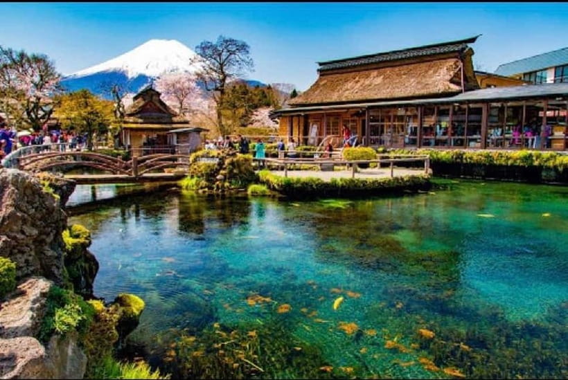 Mt Fuji Top 5 Spots Day Tour: Arakurayama Park,Oshino Hakkai - Hikawa Clock Shop: A Fuji Photo Stop Down Quiet Streets