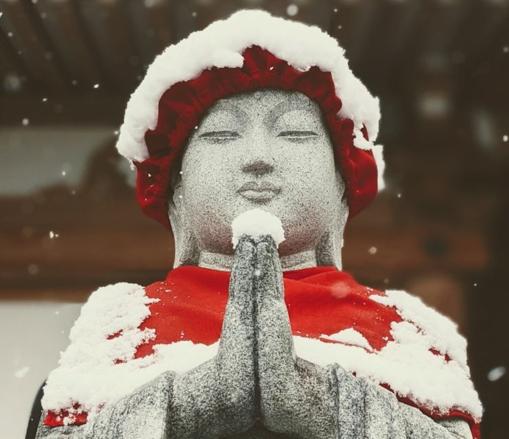 Nagano: Snow Monkeys, Zenkoji Temple & Sake Day Trip - Timing and winter logistics, from Nagano Station or Hakuba shuttles