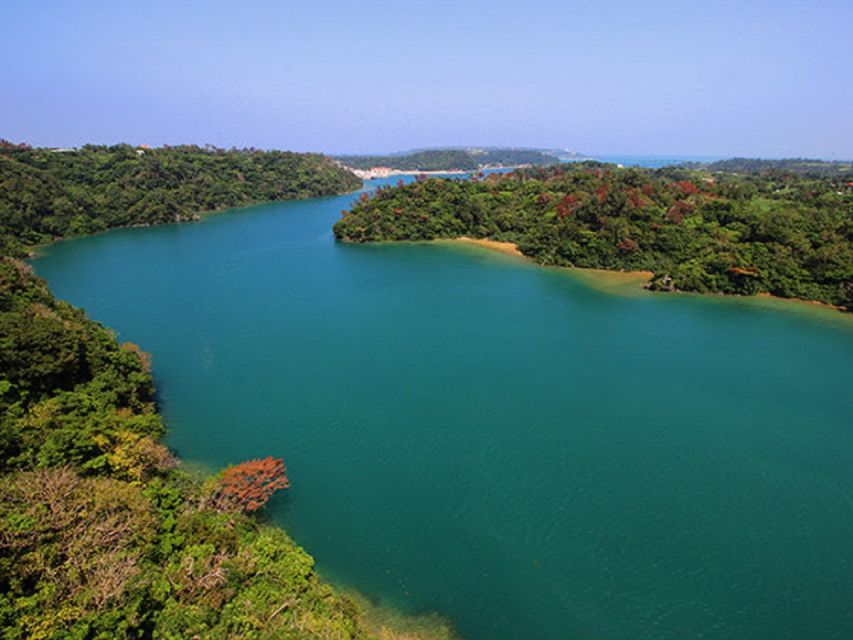 Naha: North Okinawa Sightseeing Tour & Churaumi Aquarium - Kouri Bridge and Kouri Island: Fast Sea Views, Solid Photo Time