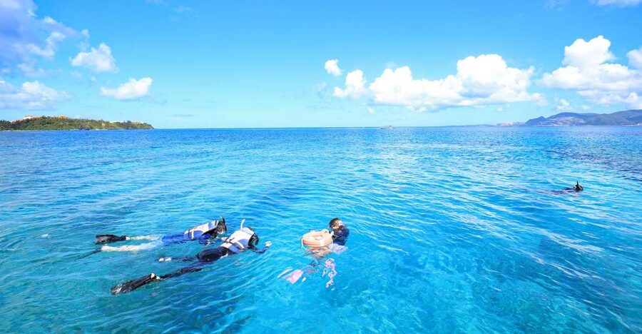 Naha, Okinawa: Keramas Island Snorkeling Day Trip with Lunch - Pickup, check-in, and the health checklist that matters