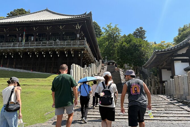 Nara Highlight Walking Tour with Furoshiki Experience with Lunch - Nigatsu-do: When You Hear About Omizutori, You Notice Everything