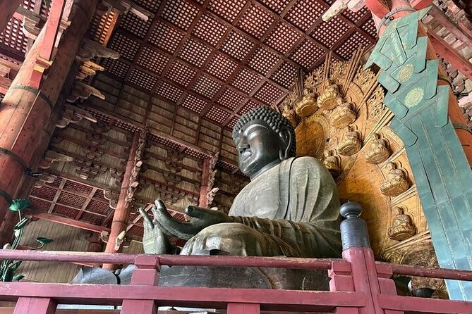 Nara Highlight Walking Tour with Furoshiki Experience with Lunch - Kasuga Taisha Lanterns and Tamukeyama Hachimangu