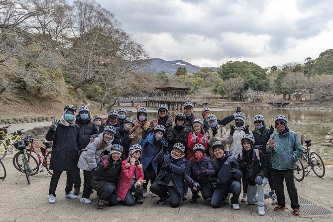 Nara - Highlights Bike Tour - Sagi Pond finish: a quiet photo stop that resets your day
