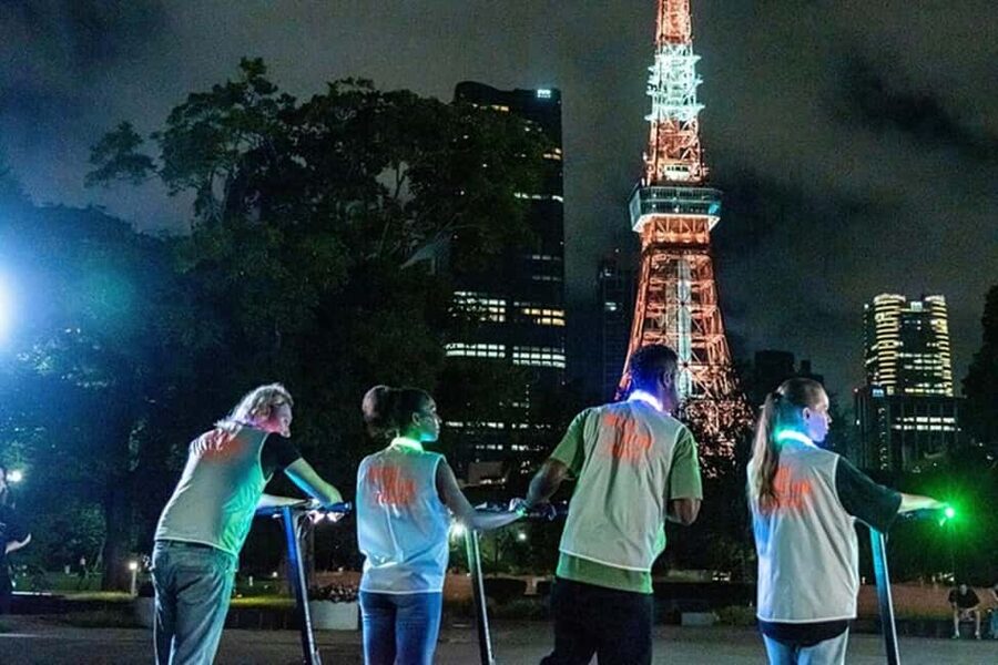 Night E-Scooter Ride to Tokyo Tower - No License Needed - Key things I think you’ll love