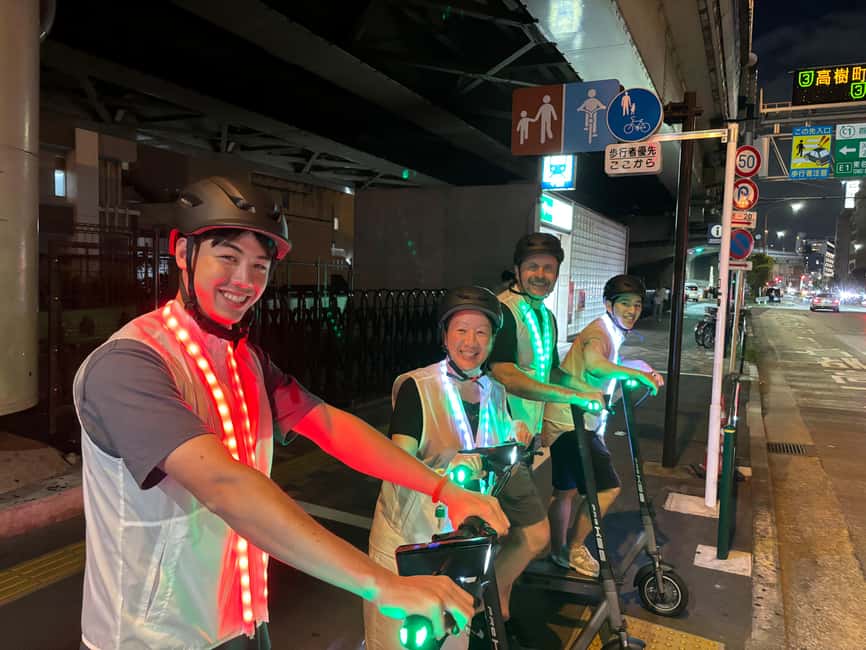 Night E-Scooter Ride to Tokyo Tower - No License Needed - Why a no-license night e-scooter to Tokyo Tower feels different