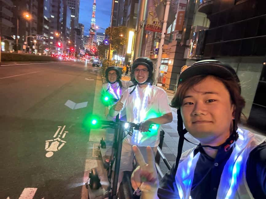 Night E-Scooter Ride to Tokyo Tower - No License Needed - Who should book this and who should skip it