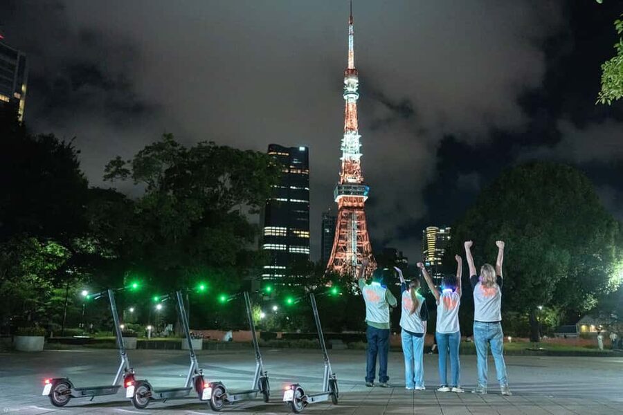 Night E-Scooter Ride to Tokyo Tower - No License Needed - Weather, timing, and the practical stuff that decides if it goes smoothly