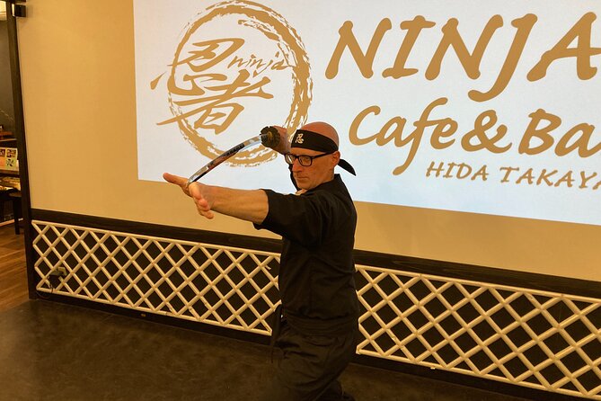 Ninja Experience in Takayama - Basic Course - Sword iai kata with imitation swords