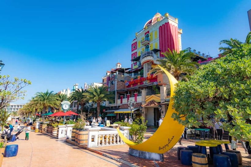 Okinawa Churaumi or Tropical, Kouri American Village BusTour - American Village and Sunset Beach for an easy ending