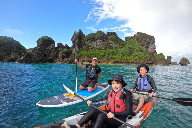 Okinawa East Coast 3-hour Marine Experience: Kayak or SUP - Hamahiga Island Beach Time: Remote, Slower, and Made for Photos