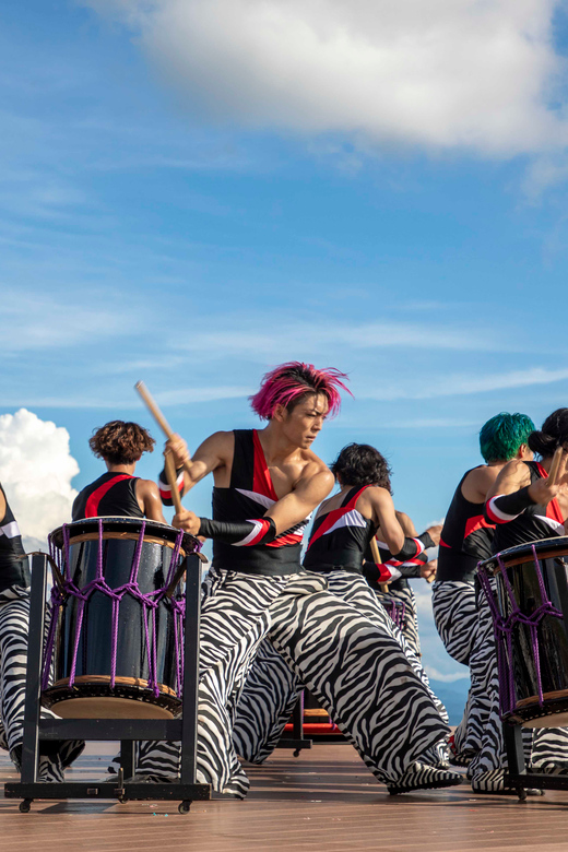 Open-air theater "Tao- no-Oka" Drum TAO Live performance - Seating, comfort, and how to dress for an outdoor drum show