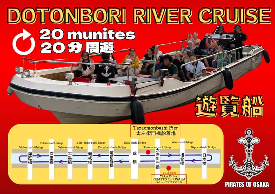 Osaka: Dotonbori's Bridges 20-Minute Cruise - Dotonbori River in 20 Minutes: Why This Short Cruise Fits Real Life
