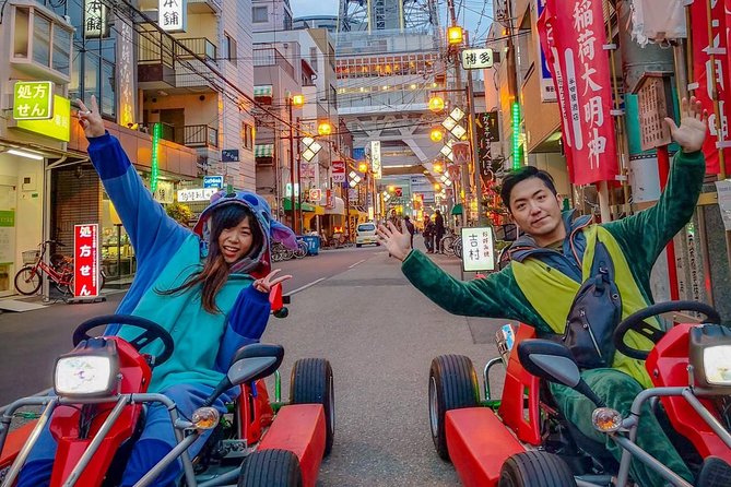 Osaka Go Karting Tour with Funny Costume - The pre-ride costume moment: fun, but check details