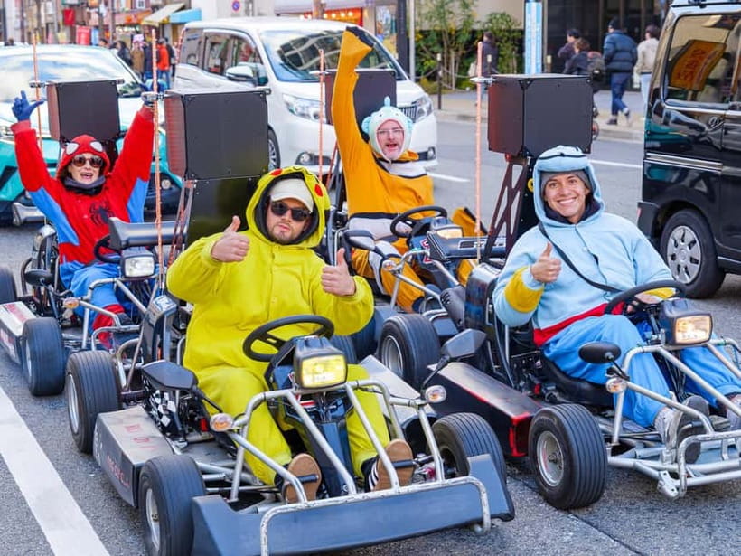 Osaka: Guided Go Karting Tour in a Funny Costume - Meeting in Namba and Getting Ready to Drive (Arrive 20 Minutes Early)