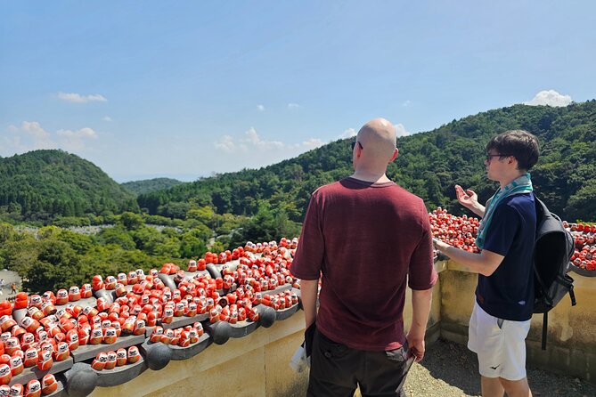 Osaka Half-day E-bike Adventure: Minoh Falls & Katsuoji Temple - The Minoh Falls segment: parking, forest walk, and misty payoff