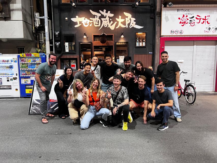 Osaka: Izakaya Bars Guided Walking Tour - Dotombori on foot: alleys, temple corners, and the Osaka night mood