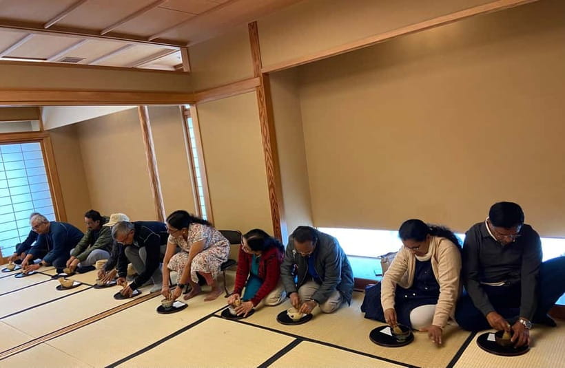 Osaka; Japanese Tea ceremony experience, Macha and Sencha - Tasting Sencha Tea and Modern Japanese Confectionery