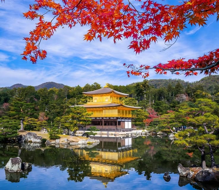 Osaka: Kyoto & Uji Historical Sites and Scenic Delights Tour - Kinkaku-ji Golden Pavilion: Getting the Best of 40 Minutes