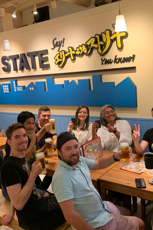 Osaka: Namba Pub Bar Crawl with a Local Guide - Meeting at Apple Shinsaibashi, then walking like you mean it