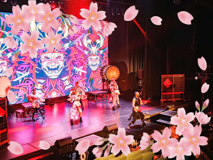 OSAKA NIGHT FUSION Japanese Taiko Kabuki Samurai Dance Show - Finding Tempo Harbor Theater on the 4th Floor (and Getting There in Time)