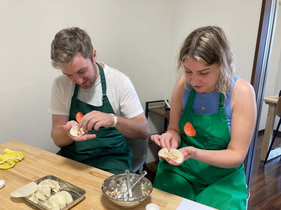 Osaka: Ramen and Gyoza Cooking Class in Dotonbori - Kneading Wheat Into Ramen Noodles (Yes, You Actually Do It)