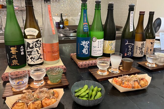 Osaka Sake Tasting & Takoyaki Cooking Experience - Afternoon or Evening, and How to Pair It with Your Osaka Day