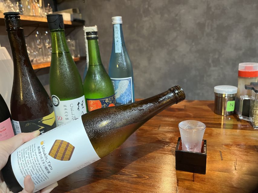 Osaka Sake Tasting with Takoyaki Cooking - The Sake Lesson With Momo, a Former Brewer Turned Sommelier