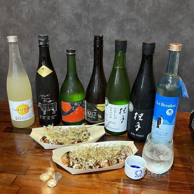 Osaka Sake Tasting with Takoyaki Cooking - Getting There From Namba, and Why the Small Group Matters