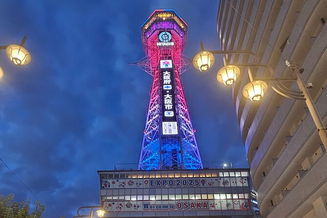 Osaka: Shinsekai Food Tour - 13 Dishes at 5 Local Eateries - Neon Streets and a 5:00 pm start, why this timing matters