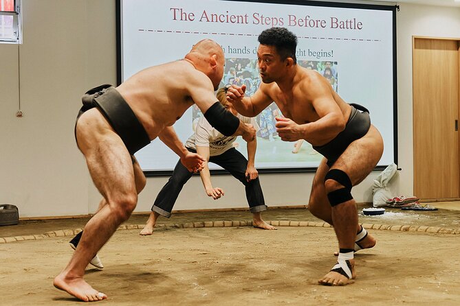 Osaka Sumo Experience with Live Show and Audience Challenge - The English guide: what the explanations should give you