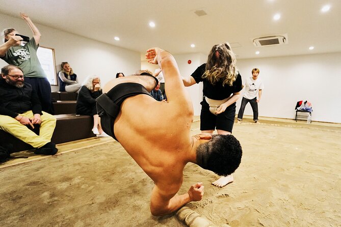 Osaka Sumo Experience with Live Show and Audience Challenge - What’s included, and what you need to handle yourself