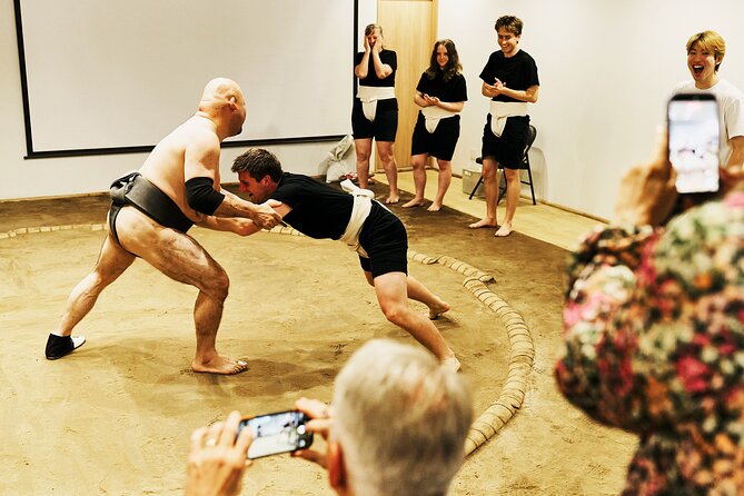 Osaka Sumo Experience with Live Show and Audience Challenge - The ring challenge: should you aim for it, or just enjoy the show?
