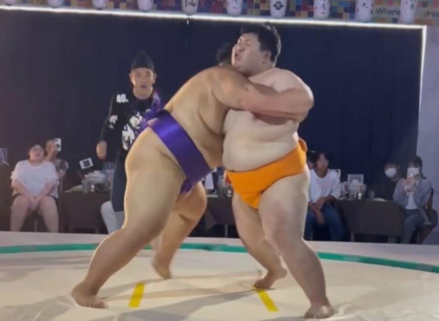 Osaka: Sumo Show & Experience w/ Optional Kimono & Hot Pot - Rikishi Photo Session, the Best Souvenir That Is Not Just a Photo