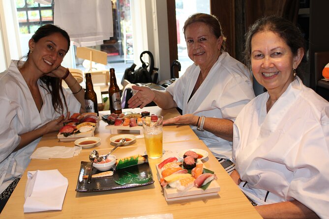 Osaka Sushi Making Experience - Eating your own sushi in the middle of Osaka time