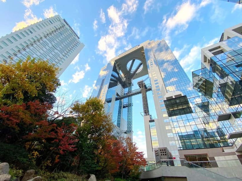 Osaka: Umeda Sky Building Official E-Ticket - 360-degree panoramas at different times: day clarity versus night sparkle