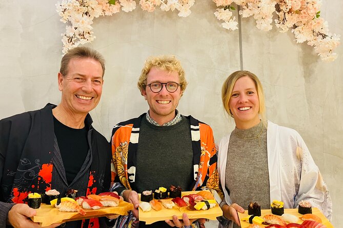 Popular Sushi Making Class near Tokyo Tower - The Tokyo Tower Neighborhood Loop: Tower, Zojo-ji, Shiba Park, and More