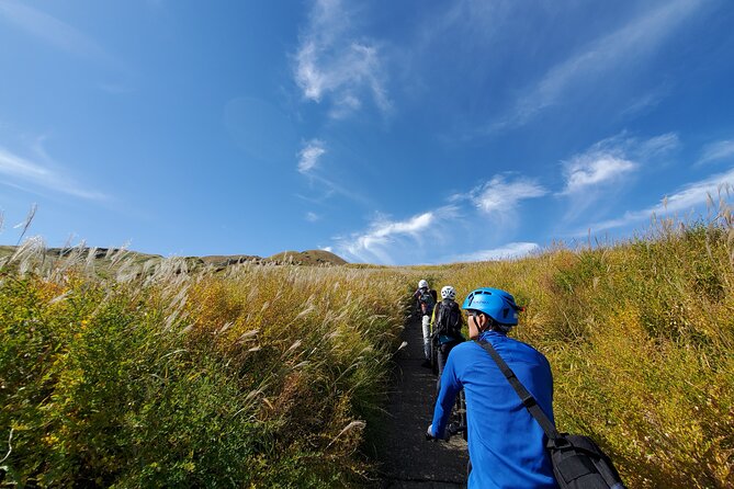 Private E-MTB guided cycling around Mt. Aso volcano & grasslands - Who this tour fits best