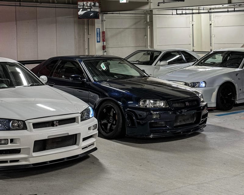 【R34 GTR Over 400 hp】Tokyo: Private Daikoku Tour in R34 GTR - Daikoku Parking Area: how to make the most of your hour