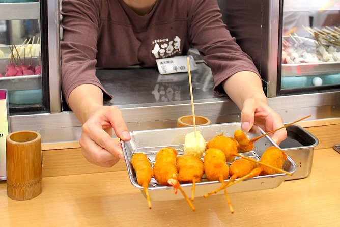 Retro Osaka Street Food Tour: Shinsekai - Billiken Shrine, Ja Jan Yokocho, and Tower Knife Osaka for Better Photos