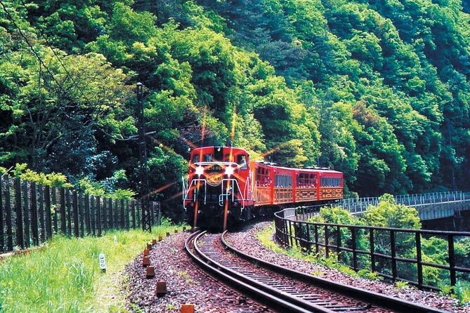 Sagano Romantic Train & Arashiyama, Kiyomizudera, Fushimi Inari Taisha Day Tour - Arashiyama Bamboo Forest and Togetsukyo Views by Katsura River