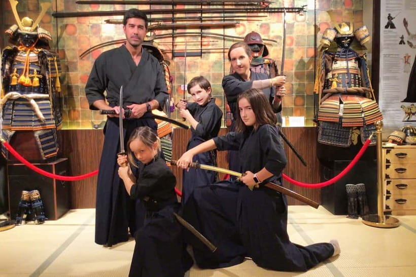 Samurai Ninja Museum Asakusa: Samurai Sword Lesson & Tour - Suiting up in hakama and armor: your first steps as a warrior