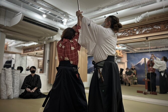 Samurai Training with Modern day Musashi in Kyoto - Watching the Two-Katana Performance and Real Sword Details
