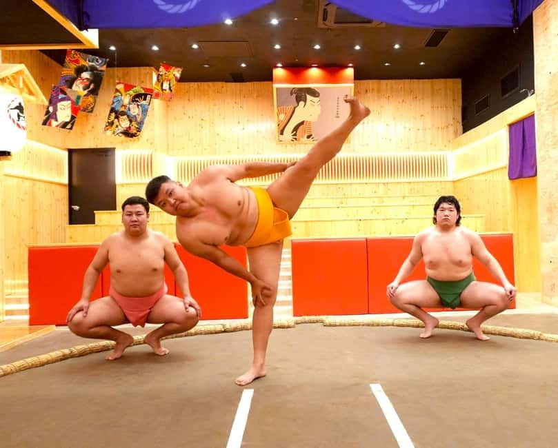 Sapporo: Sumo Show Experience with Japanese food & Photo - Retired Rikishi in Real Ring Moments, Plus a Fun Best-of-3