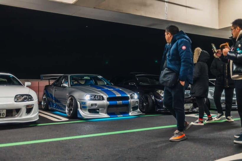 Secret Car Meet: R34 Skyline Car Club Membership - Membership Card, Photos, and the TOM’s Kart Discount