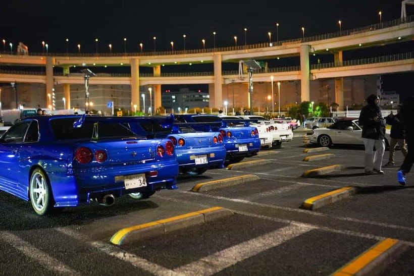 Shibuya City: Daikoku PA GT-R R35, R34, R33 or R32 Tour - Tokyo and Yokohama by Night, But Make It JDM