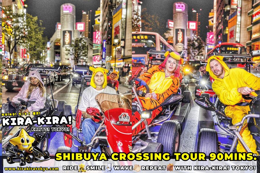 Shibuya Crossing x Tokyo Tower and more! Go-Kart Tour - Why a go-kart through Shibuya Crossing feels like Tokyo in your hands