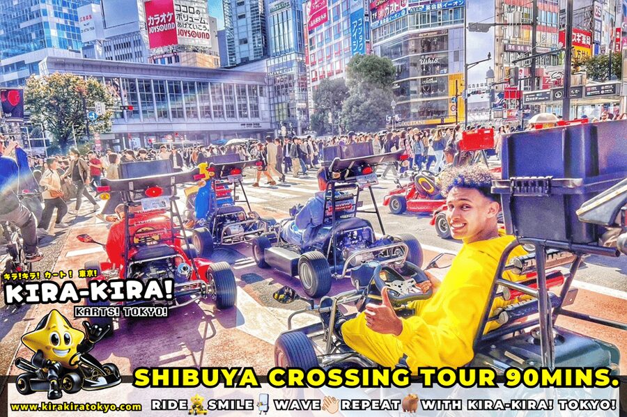 Shibuya Crossing x Tokyo Tower and more! Go-Kart Tour - Harajuku to Shibuya Crossing: when the route becomes the main event