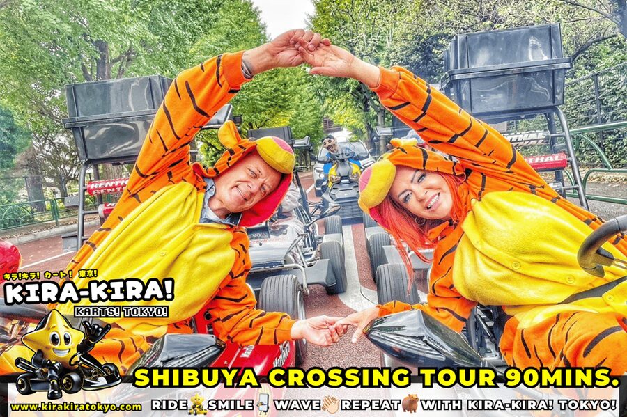 Shibuya Crossing x Tokyo Tower and more! Go-Kart Tour - Night riding: a different Tokyo feeling and easier traffic windows