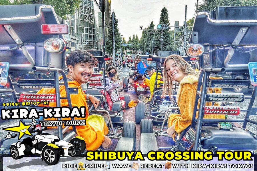 Shibuya Crossing x Tokyo Tower and more! Go-Kart Tour - Costumes, lockers, and photos: the extras that change the ending